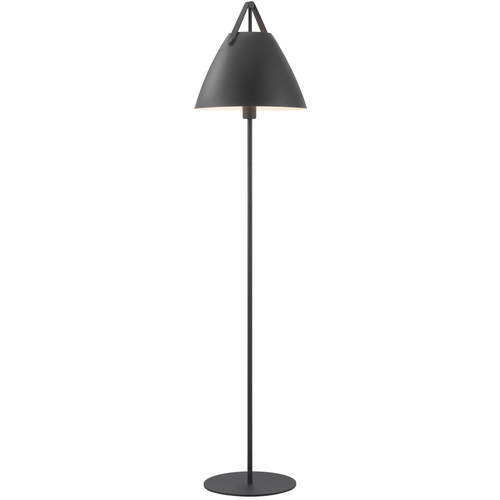 Check Strap floor lamp Black Nordlux