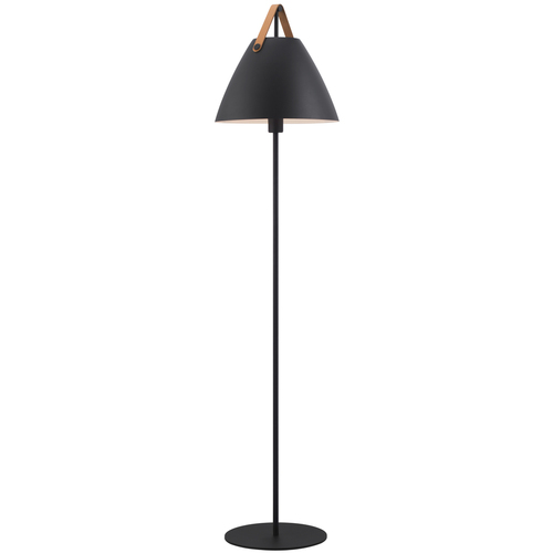 Check Strap floor lamp Black Nordlux