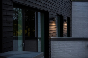 Front Single wall lamp Black Nordlux small 0