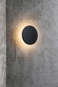 Artego Round wall lamp Black Nordlux small 1