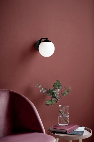 Check Grant wall lamp Black Nordlux