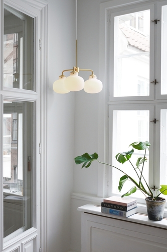 Check Raito 3 arm Pen. Opalwhite Nordlux