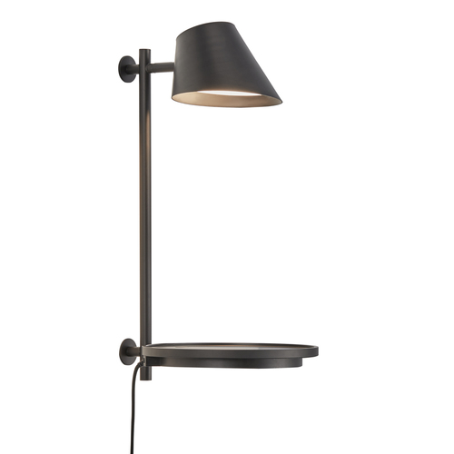 Check Stay wall lamp Black Nordlux