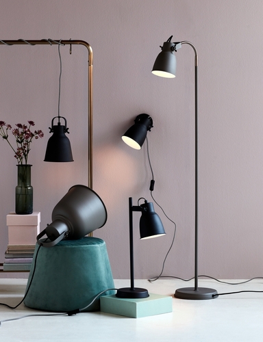 Check Adrian 16 pendant lamp Black Nordlux