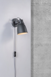 Adrian wall lamp Black Nordlux small 2