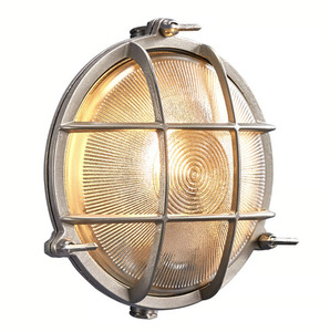 Polperro outdoor wall lamp nickel Nordlux small 3