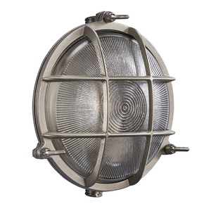 Polperro outdoor wall lamp nickel Nordlux small 0