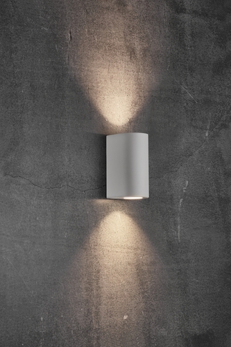 Check Canto Maxi 2 wall light Nordlux GU10 2x28W white aluminium