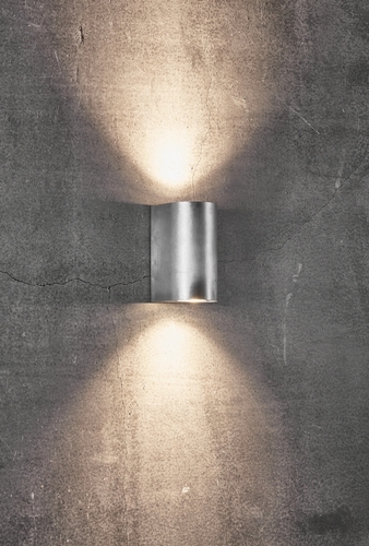 Check Nordlux Canto Maxi 2 outdoor wall light 49721031, galvanized steel, 2×GU10