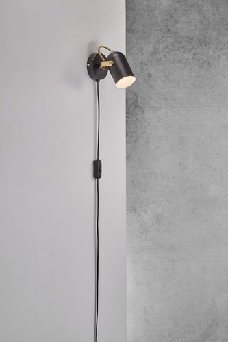 Check Lotus wall lamp Bl. Nordlux