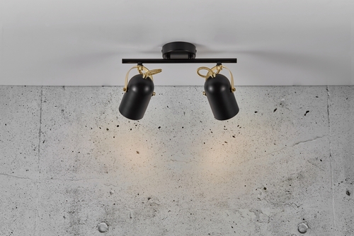 Check Lotus 2-Spot Black Nordlux
