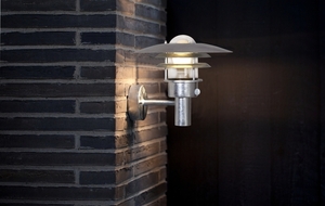 Lønstrup 32 sensor wall lamp Galv Nordlux small 1