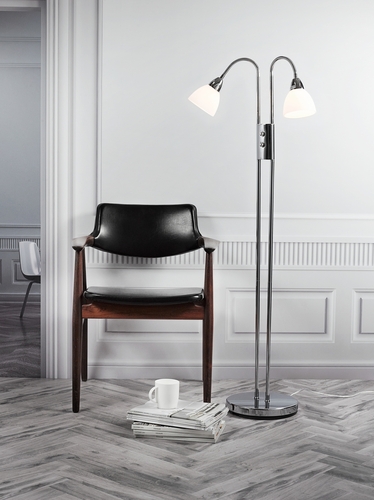 Check Ray floor lamp Chrome Nordlux