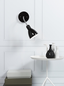 Cyclone Flex wall lamp Black Nordlux small 0