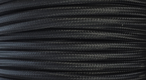 Fabric-covered cable 4 m black Stofledning Nordlux small 0