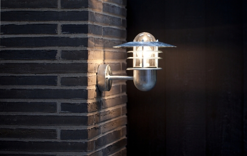 Check Agger wall lamp Galvanized Nordlux
