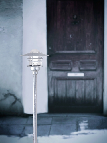 Check Agger garden lamp galv Nordlux