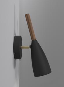 Pure wall lamp Black Nordlux small 0