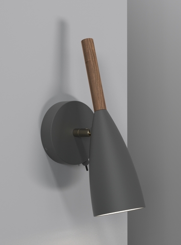 Check Pure wall lamp Grey Nordlux