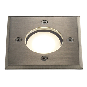 Nordlux PATO Square 83840034 outdoor recessed ground light, stainless steel, GU10 small 1