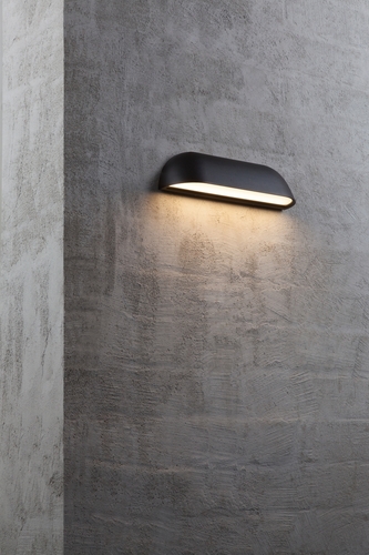 Check Front 26 wall lamp Black Nordlux