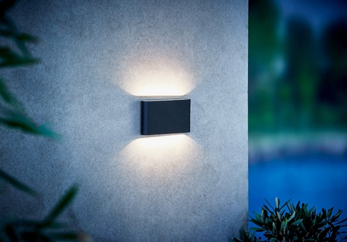 Check Kinver wall lamp Black Nordlux