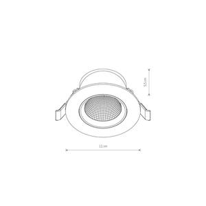 Adjustable downlight EGINA LED 10W 10554 - Nowodvorski small 4