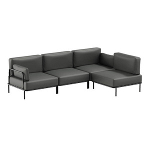 Garden Sofa SIT SIT Outdoor SLAVE 3 Module Dark Gray small 0