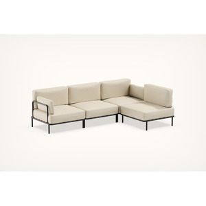 Garden Sofa SIT SIT Outdoor SLAVE 3 Beige 234x156 cm Removable Cover small 2