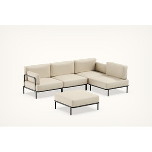 Garden Sofa SIT SIT Outdoor SLAVE 3-Seater Beige OLF Stainless Steel Legs small 2