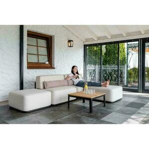 SIT SIT Outdoor Sofa Module Straw Puf M Beige 80x80 cm small 1