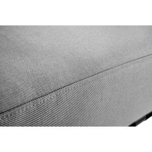 Sofa modular SIT SIT Outdoor gray 78x78x37 cm, removable cover, stainless steel legs small 7