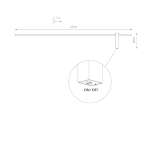 MOTIVE LED wall lamp L 10851 Nowodvorski small 2