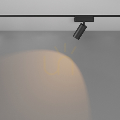 Check Magnetic track spotlight Maytoni Focus LED Radity TR103-1-12W3K-M-B black 3000 K