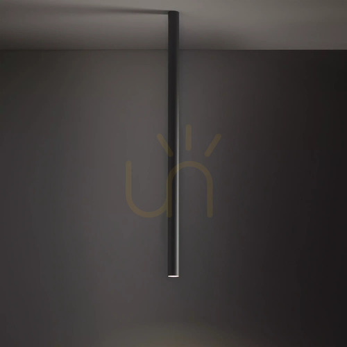 Check Nowodvorski FOURTY L 10896 surface-mounted ceiling spotlight, grey RAL 7022, 90 cm, GU10 R35