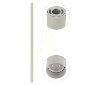 Nowodvorski FOURTY XL 10898 surface-mounted ceiling light, silk grey, 110 cm, GU10 R35 small 4
