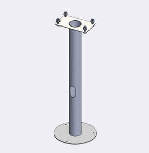 Metal Base 113 To Ground For Namsos Bollard small 1