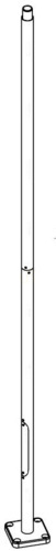 Check NORLYS Lamppost 1257AL Black Cast Aluminum Outdoor 400 cm
