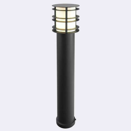 Check Outdoor Post Light NORLYS Stockholm 1265BL Black 85cm LED 3000K