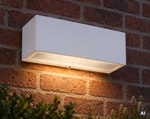 ASKER Big 1305WH outdoor wall light white E27 IP65 NORLYS small 4