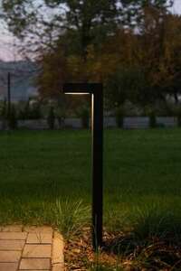 NORLYS Asker Outdoor Post Light Aluminum LED 7.8W 3000K 85cm 1317AL small 4