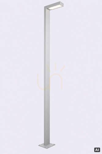 Check Norlys ASKER Pole PRO 1362AL outdoor post light, LED 8.5 W 3000 K, aluminium RAL 9006