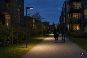 Garden Pole Light NORLYS Asker Pole Pro 1365GR Graphite LED 8.5 W 3000 K 236 cm DALI2 small 4