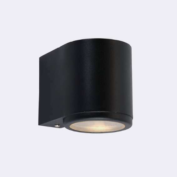 View Outdoor Wall Lamp NORLYS Mandal 1374 Black LED GU10 4W Down 1374BL Outdoor Wall Lamp NORLYS Mandal 1374 Black LED GU10 4W Down 1374BL