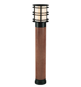 STOCKHOLM 1420BL light post wood black RAL-9005 85cm E27 - NORLYS small 0