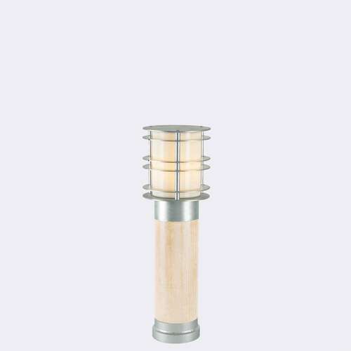 Check Light post Stockholm 1436 wood galvanized 49cm 8.5W 3000K Norlys