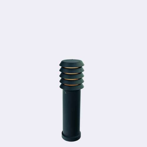 Check Lighting Post ALTA 1477B E27 Black RAL9005 Norlys