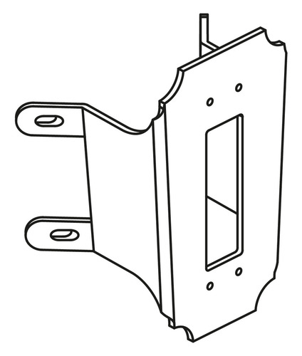 Check Corner Bracket 150 Black