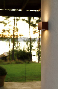 ASKER 1513W white E27 Led 9W outdoor wall lamp - NORLYS small 3