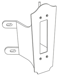 NORLYS Corner Bracket, Black 152BL small 1